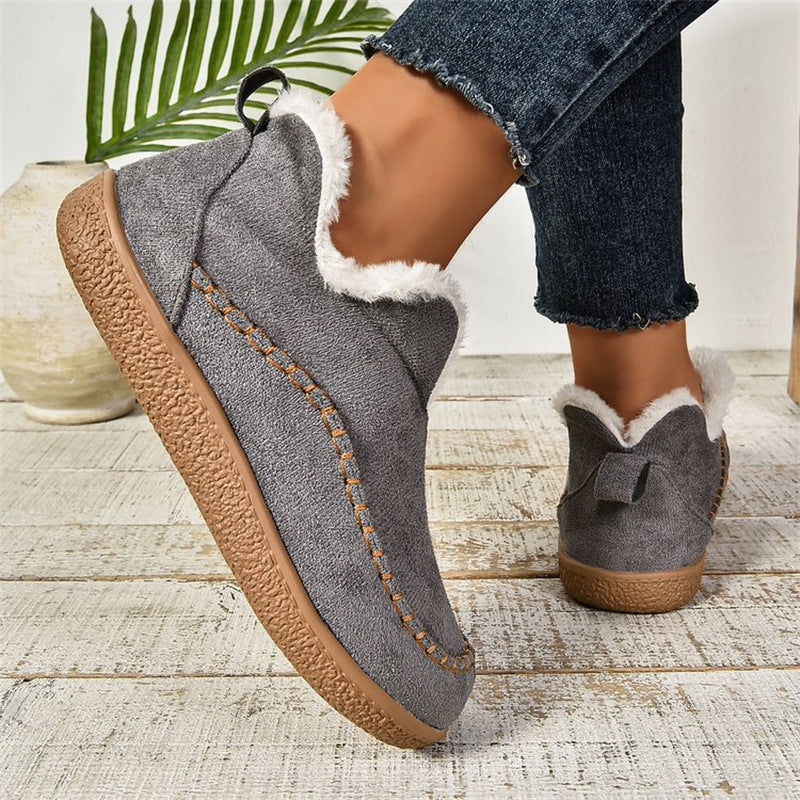 Chloe | Women’s Cozy Slip-On Moccasin Winter Boots