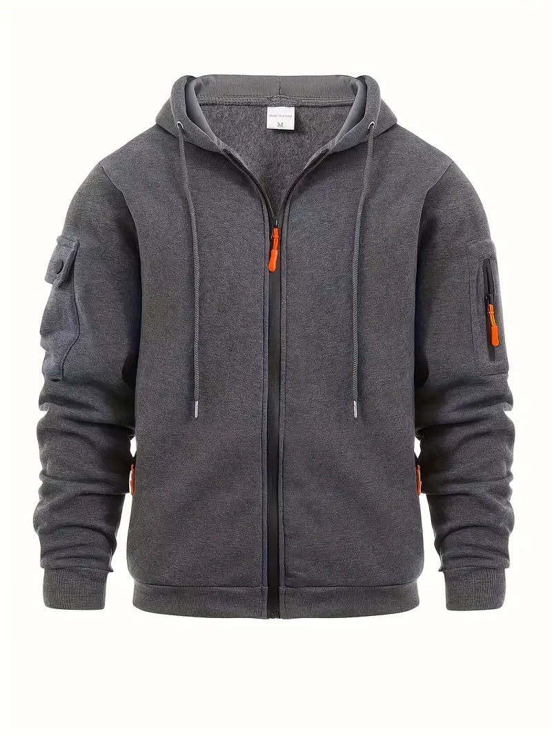 Jonathan | Men's Zip-Up Hoodie with Pockets