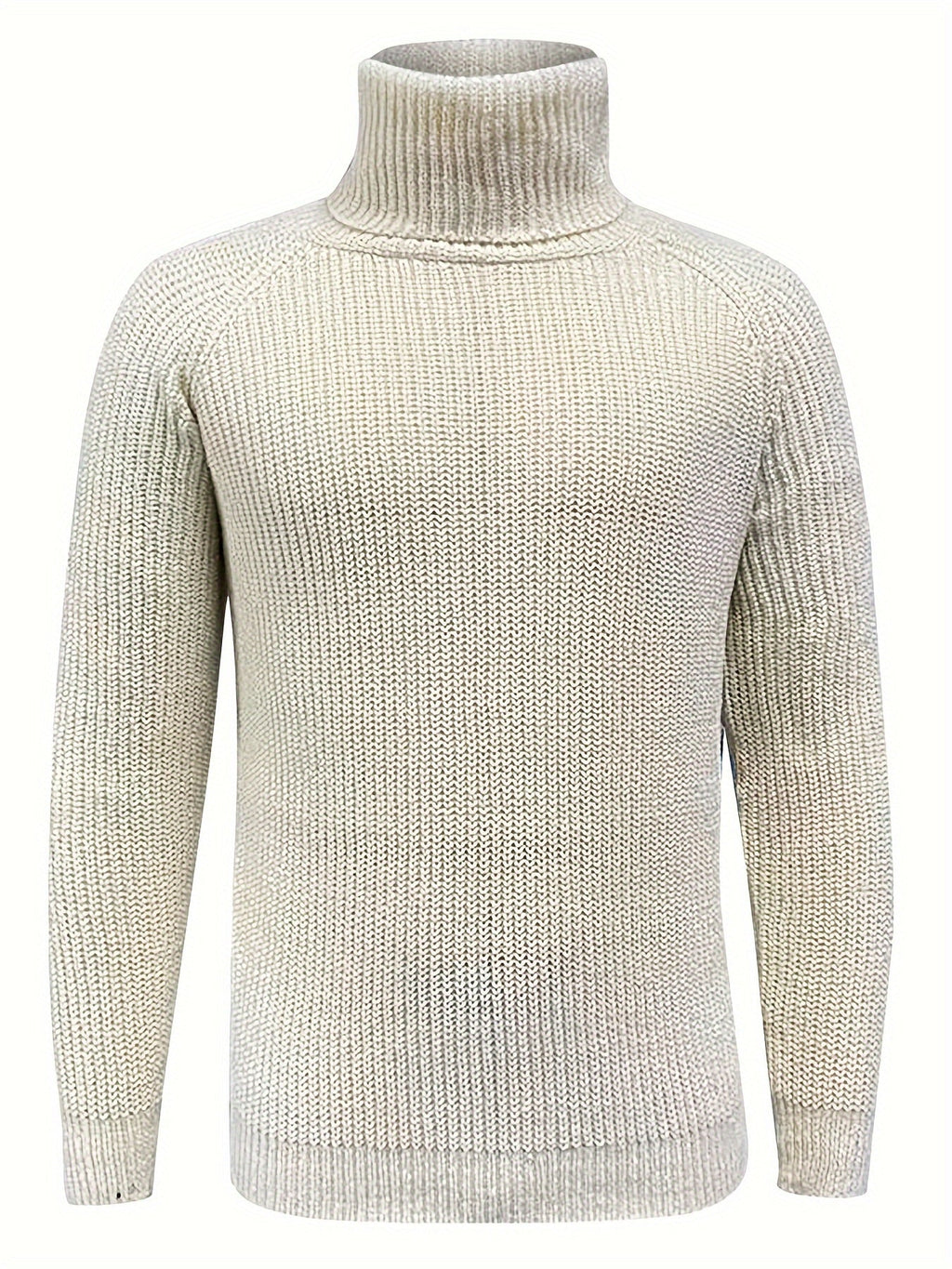 Jacob | Men Solid Ribbed Turtleneck Sweater