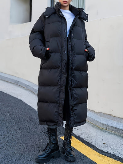 Jessica | Long Women's Puffer Jacket with Hood
