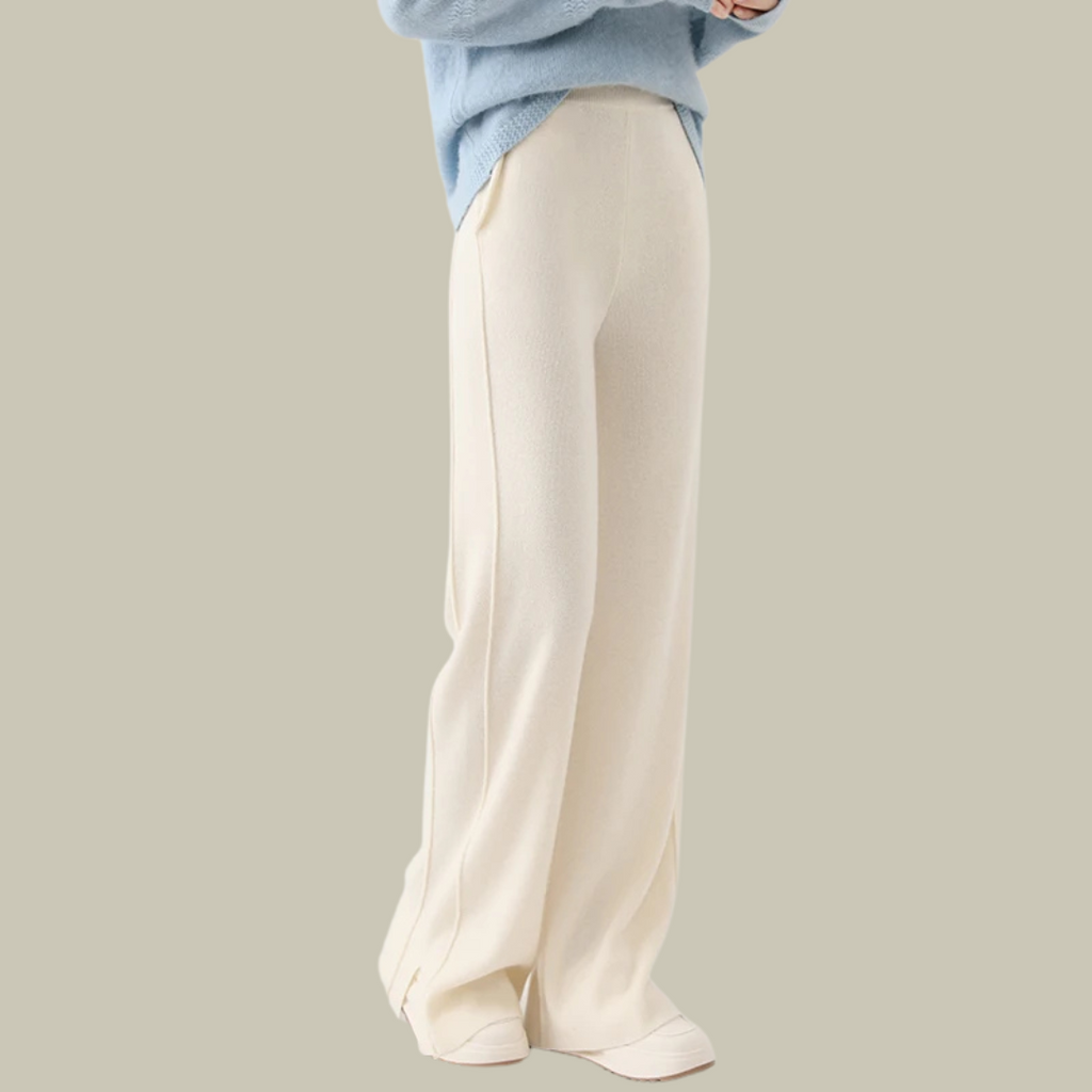 Jasmine | Women’s Elegant High Waist Classic Wool Trousers