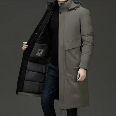 Evan | Men’s Insulated Zip Front Winter Coat