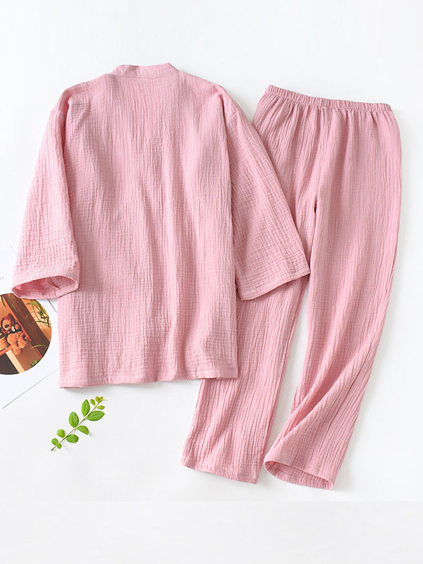 Hailey | Women’s Wrap Style Two-Piece Pajama Set
