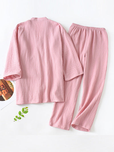 Hailey | Women’s Wrap Style Two-Piece Pajama Set