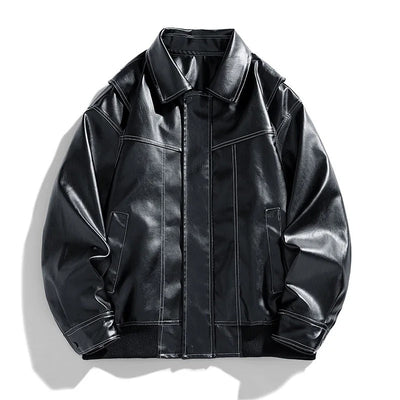 Cory | Men’s Modern Oversized Leather Bomber Jacket