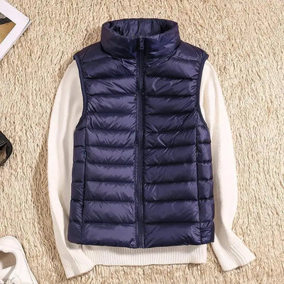 Rose | Women’s Lightweight Zip Front Puffer Vest