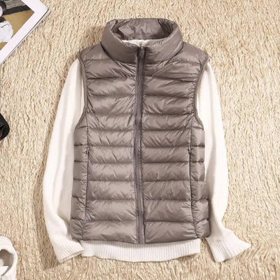 Rose | Women’s Lightweight Zip Front Puffer Vest