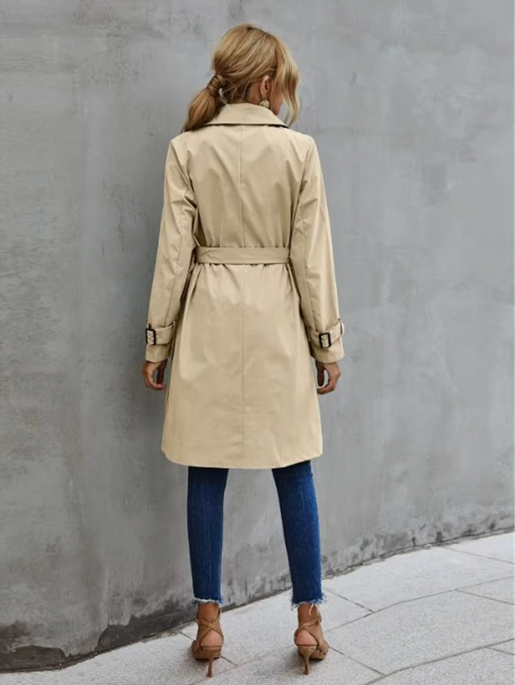 Destiny | Women’s Double-Breasted Trench Coat