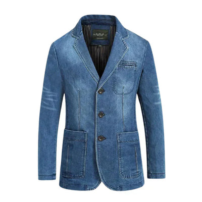Aiden | Men’s Trendy Formal Casual Denim Blazer