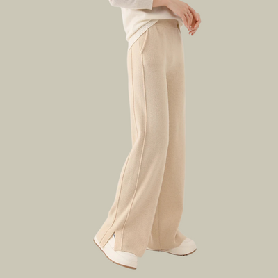 Jasmine | Women’s Elegant High Waist Classic Wool Trousers