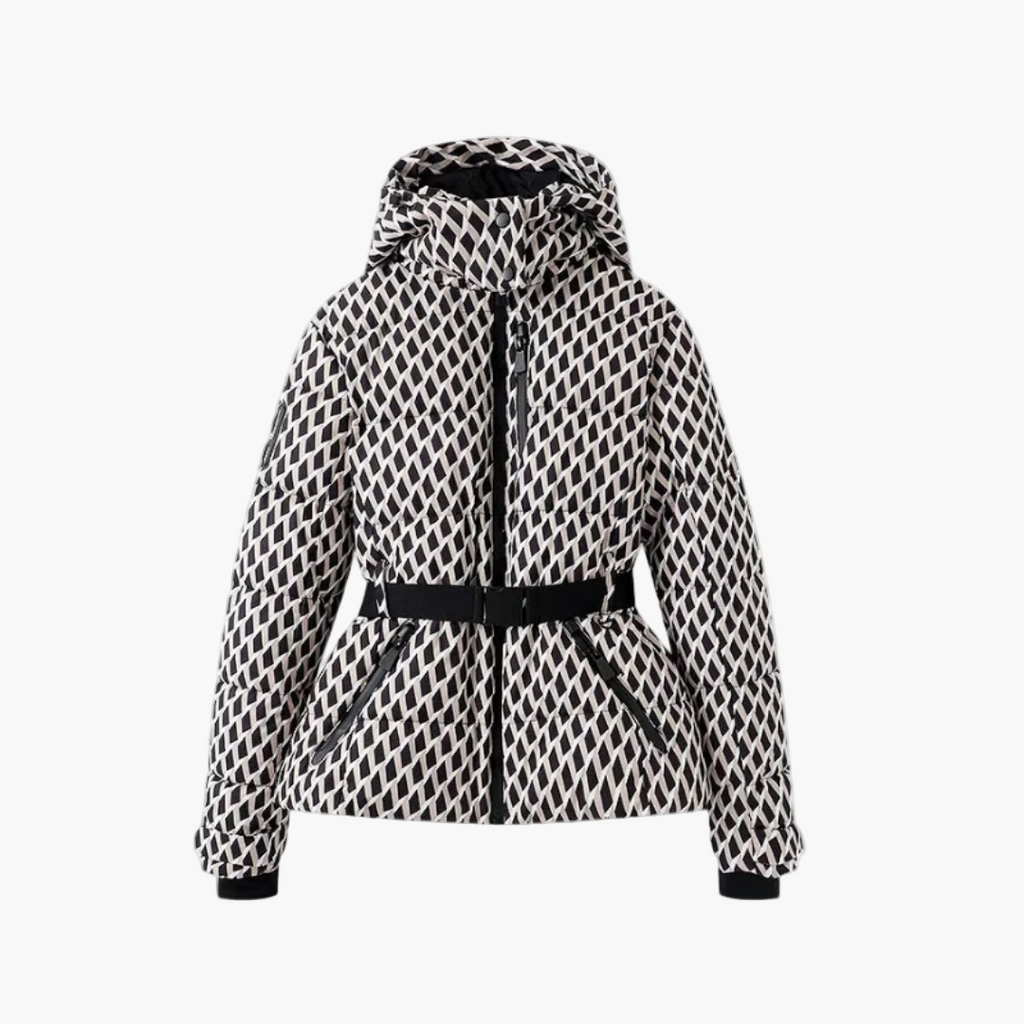 Nicole | Women’s Quilted Belted Winter Hooded Coat