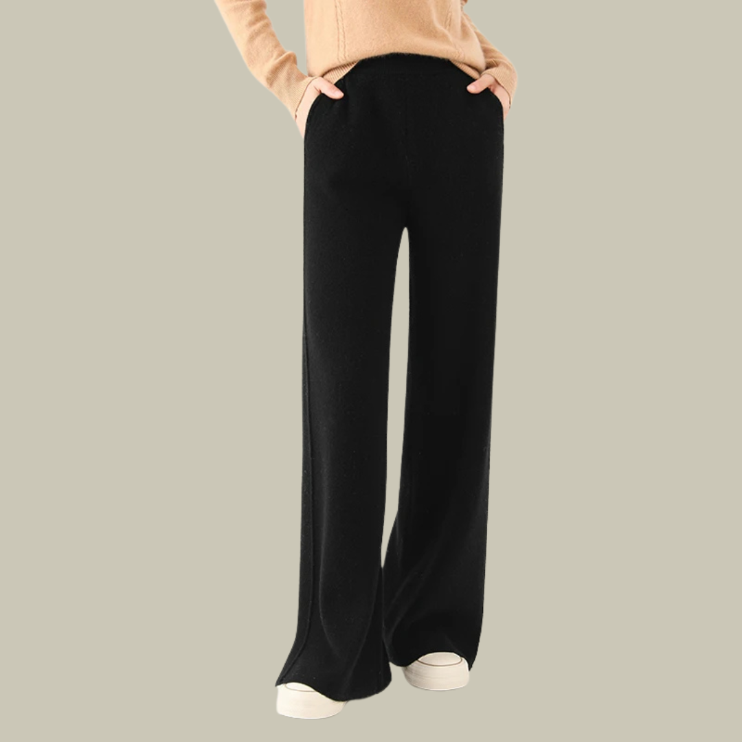 Jasmine | Women’s Elegant High Waist Classic Wool Trousers