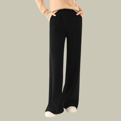 Jasmine | Women’s Elegant High Waist Classic Wool Trousers
