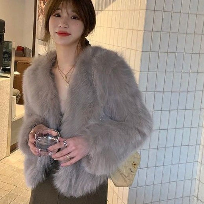 Amelia | Women’s Stylish Faux Fur Party Jacket