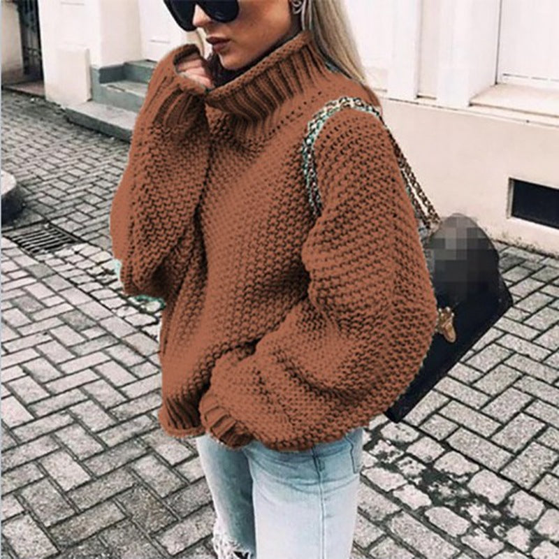 Bella | Women’s Chunky Knit Turtleneck Sweater