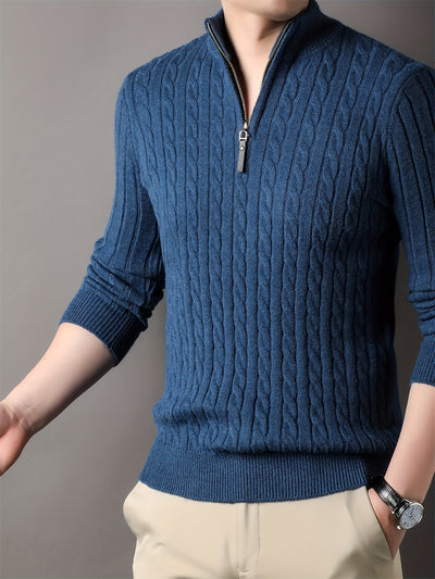 Jayden | Men Ribbed Pattern Warm Winter Sweater