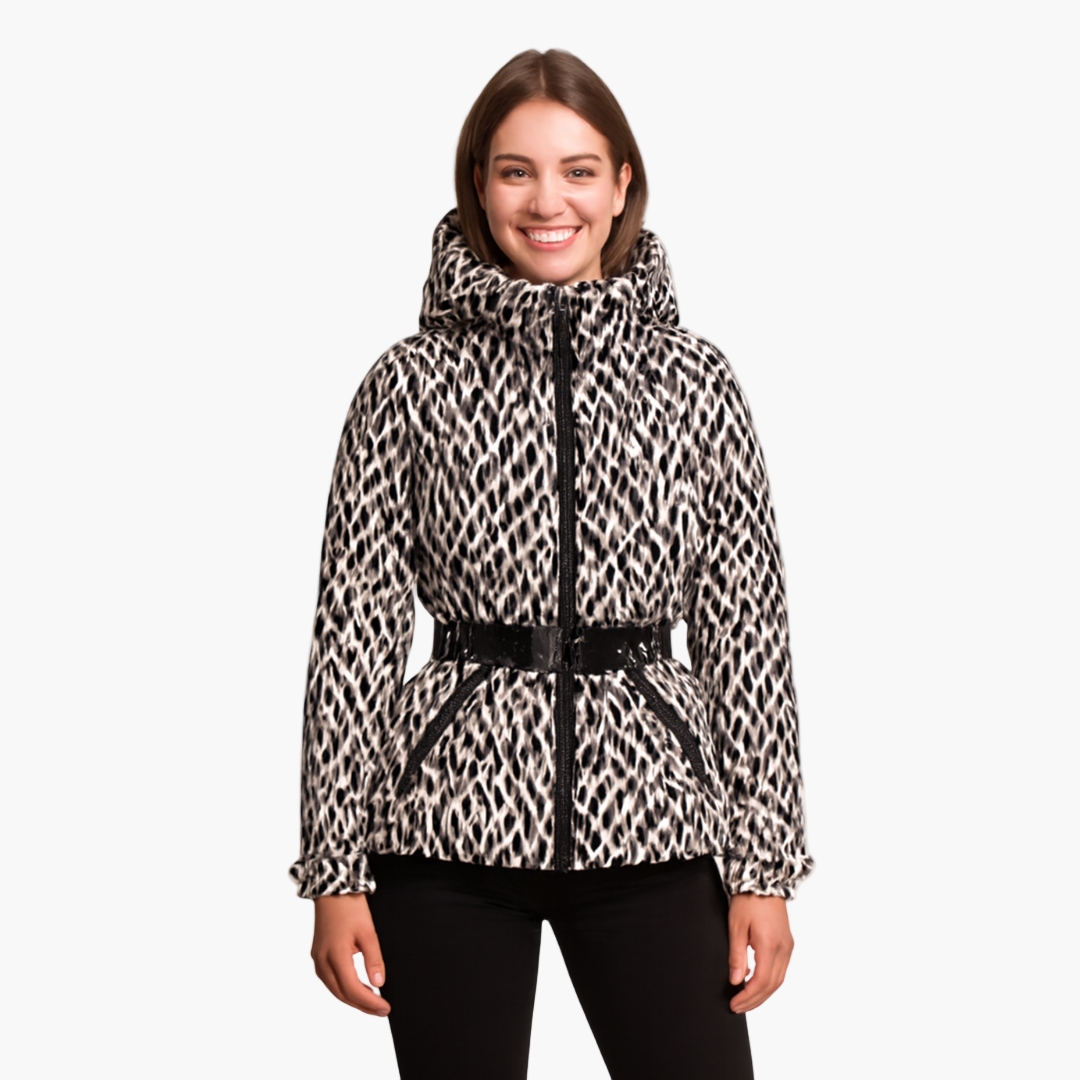Nicole | Women’s Quilted Belted Winter Hooded Coat