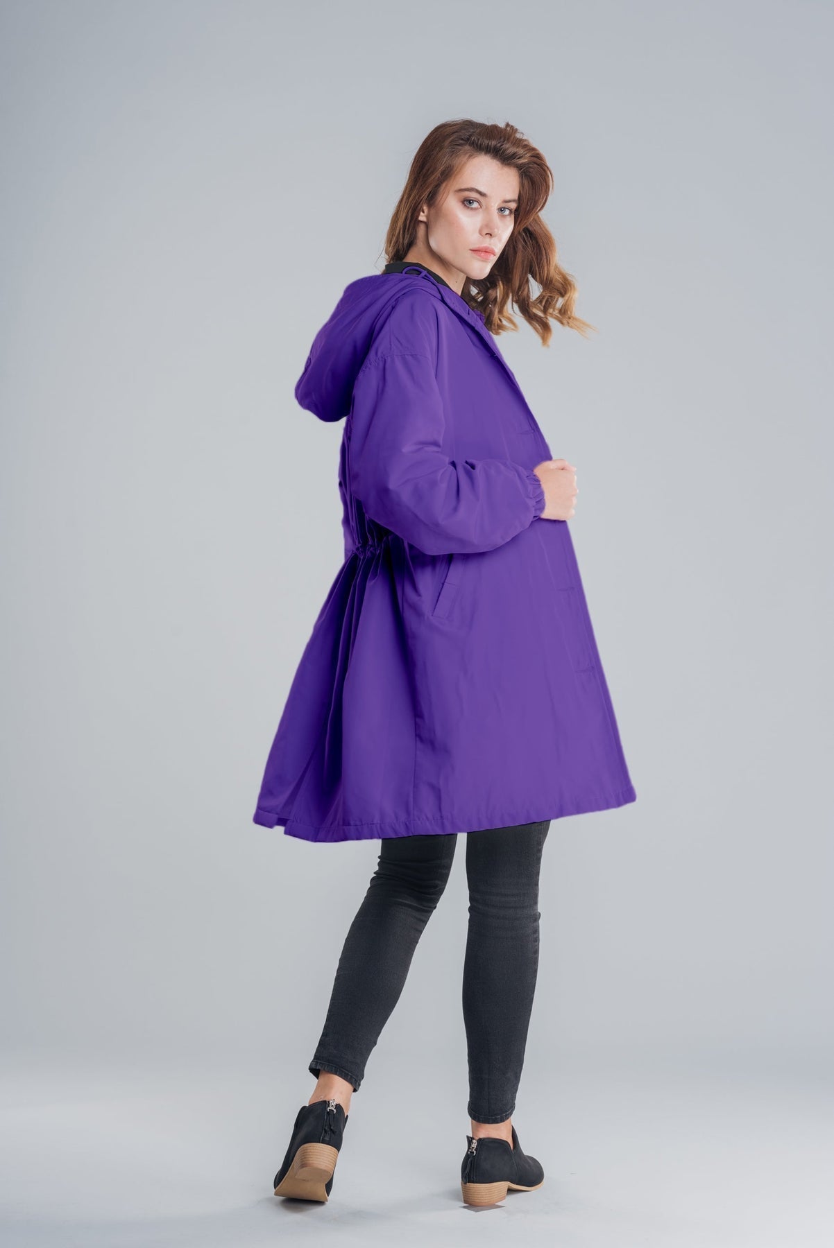 Dakota | Women Winter Hooded Loose Buttoned Coat