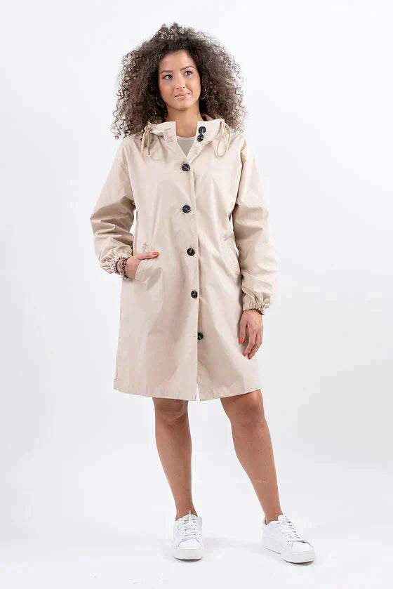 Dakota | Women Winter Hooded Loose Buttoned Coat