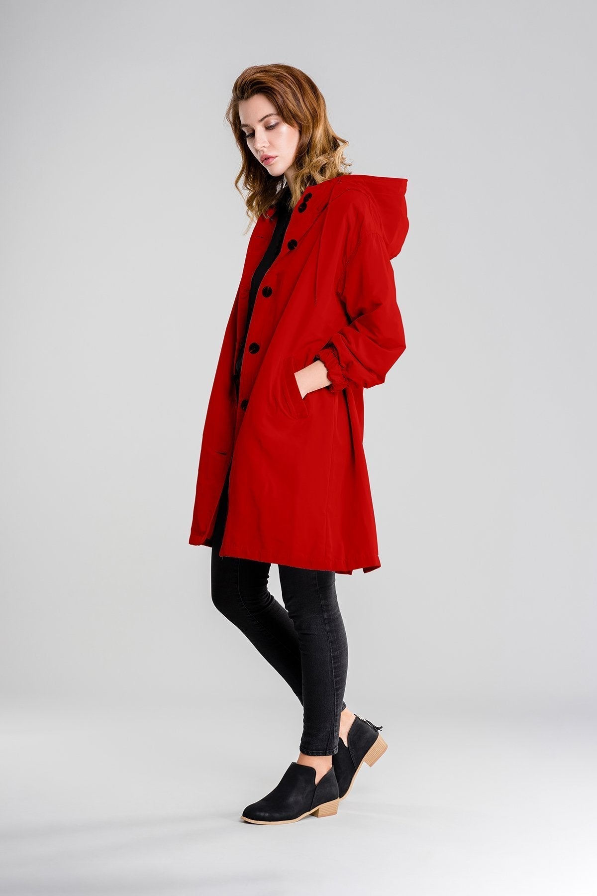 Dakota | Women Winter Hooded Loose Buttoned Coat