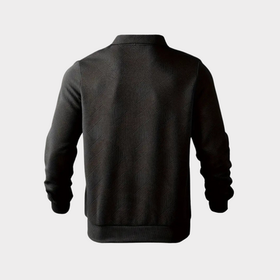 Vince | Men’s Casual Textured Design Half Zip Sweater