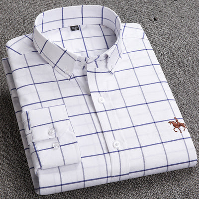 Jason | Men's Checkered Button-Down Shirt