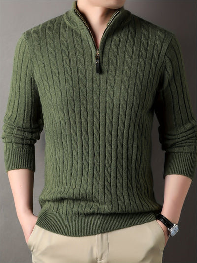 Jayden | Men Ribbed Pattern Warm Winter Sweater