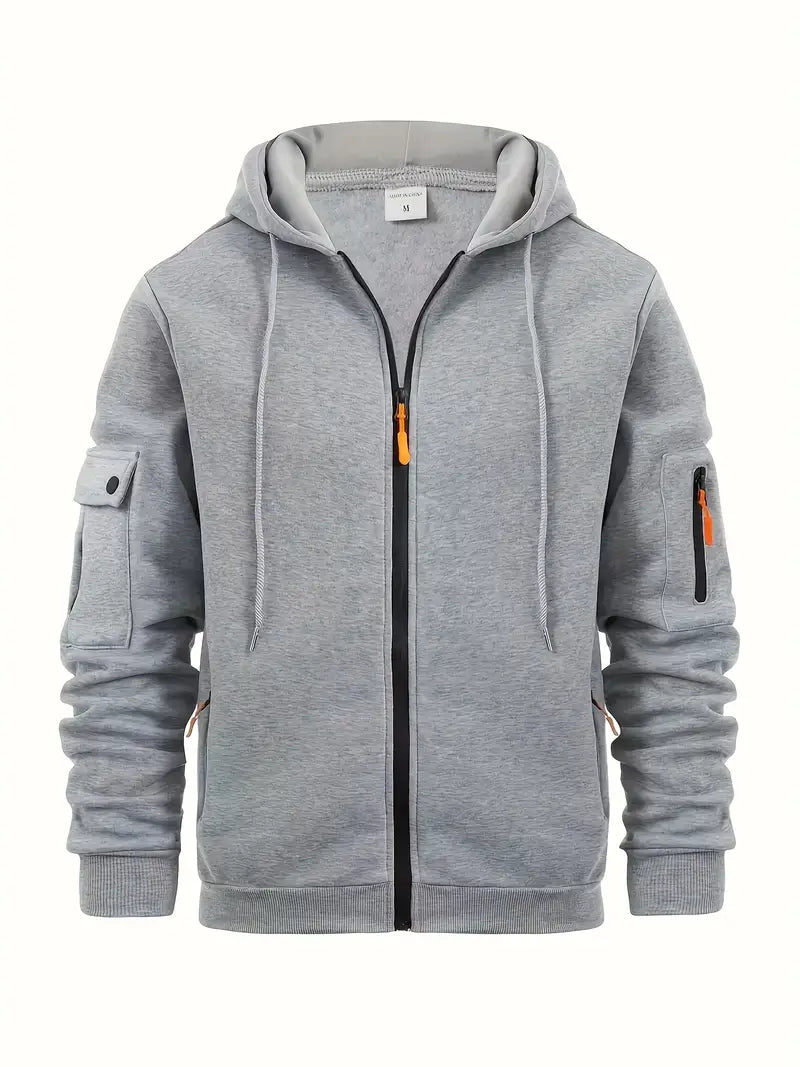 Jonathan | Men's Zip-Up Hoodie with Pockets