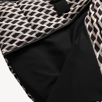 Nicole | Women’s Quilted Belted Winter Hooded Coat