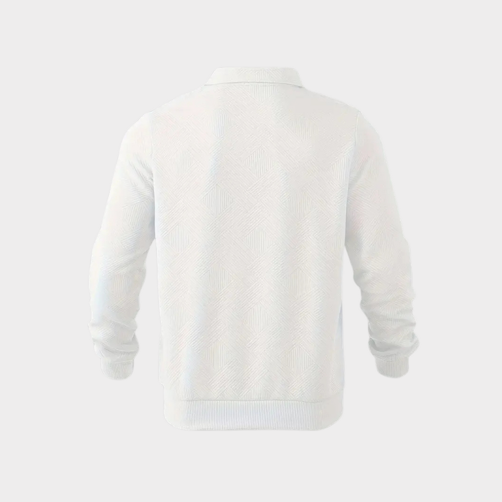 Vince | Men’s Casual Textured Design Half Zip Sweater