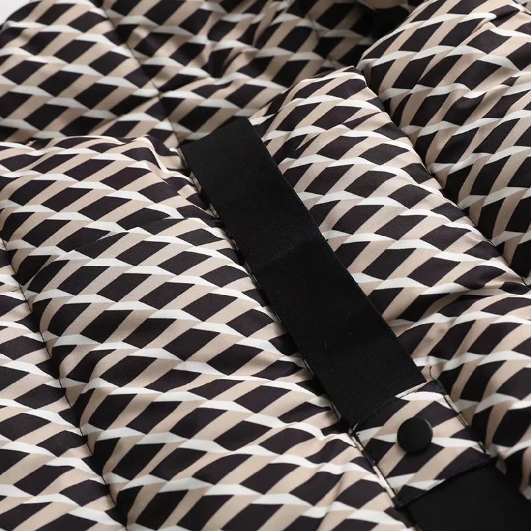 Nicole | Women’s Quilted Belted Winter Hooded Coat