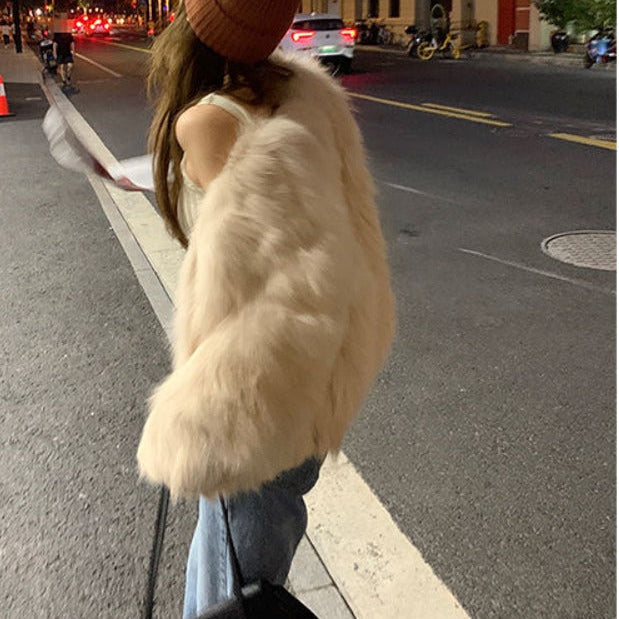 Amelia | Women’s Stylish Faux Fur Party Jacket