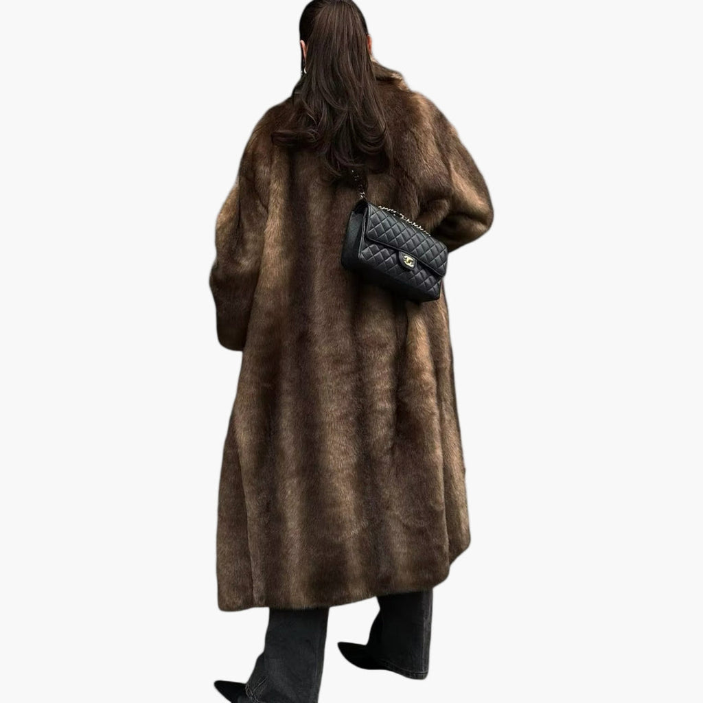 Vanessa | Women's Casual Long Faux Fur Coat