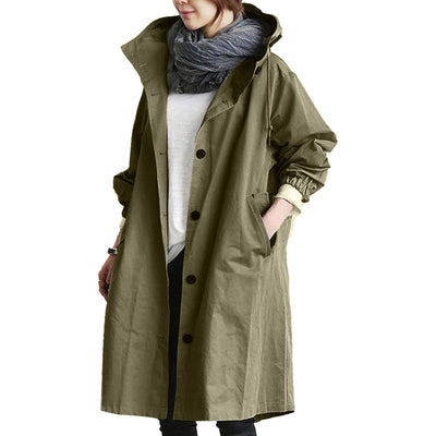 Kimberly | Women’s Casual Long Hooded Coat