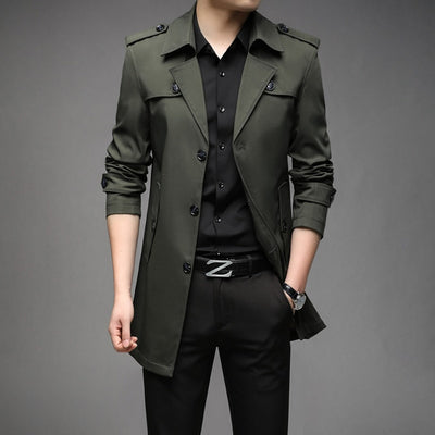 Richard | Men’s Single Breasted Lightweight Trench Coat