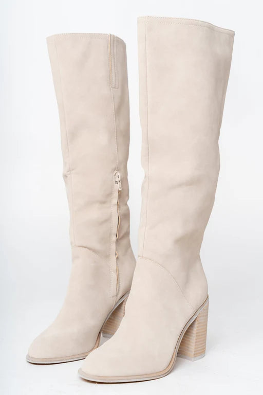 Sarah | Women’s Winter Knee-High Boots with Block Heels