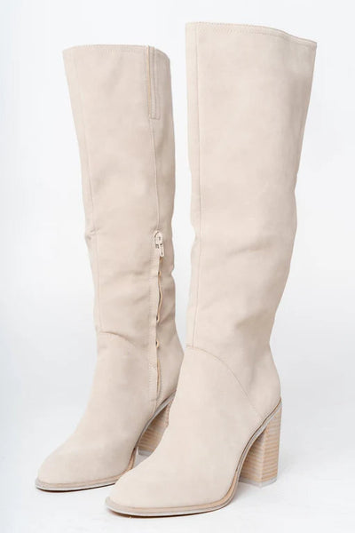 Sarah | Women’s Winter Knee-High Boots with Block Heels