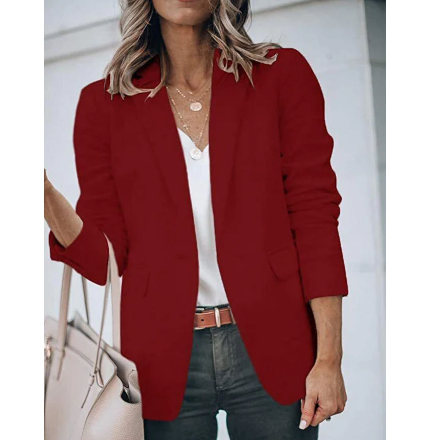 Grace | Women’s Trendy Open Front Work Blazer