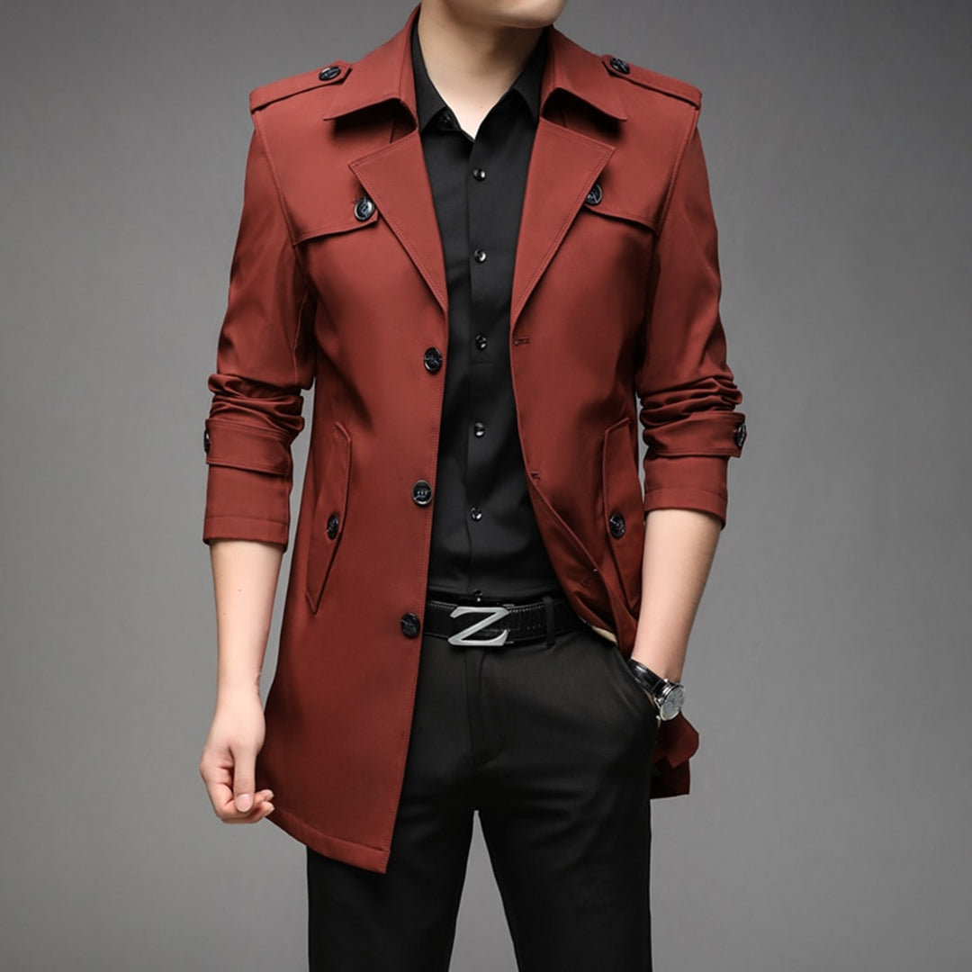 Richard | Men’s Single Breasted Lightweight Trench Coat