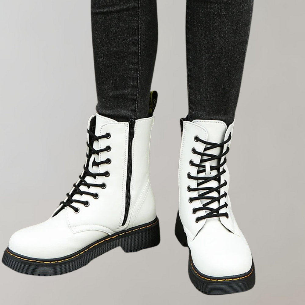 Ethan | Men’s Lace-Up Leather Combat Boots