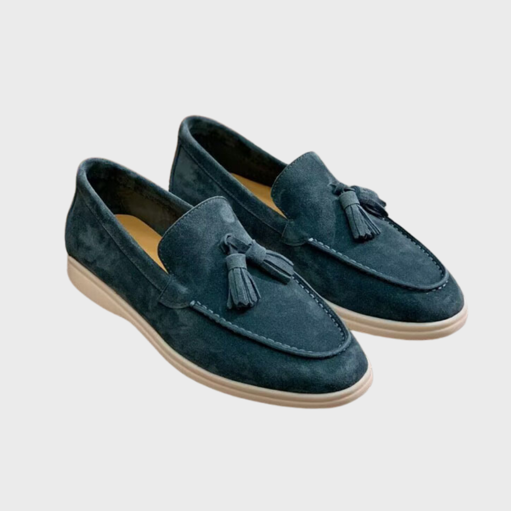 Kyle | Men’s Classic Suede Tassel Loafers