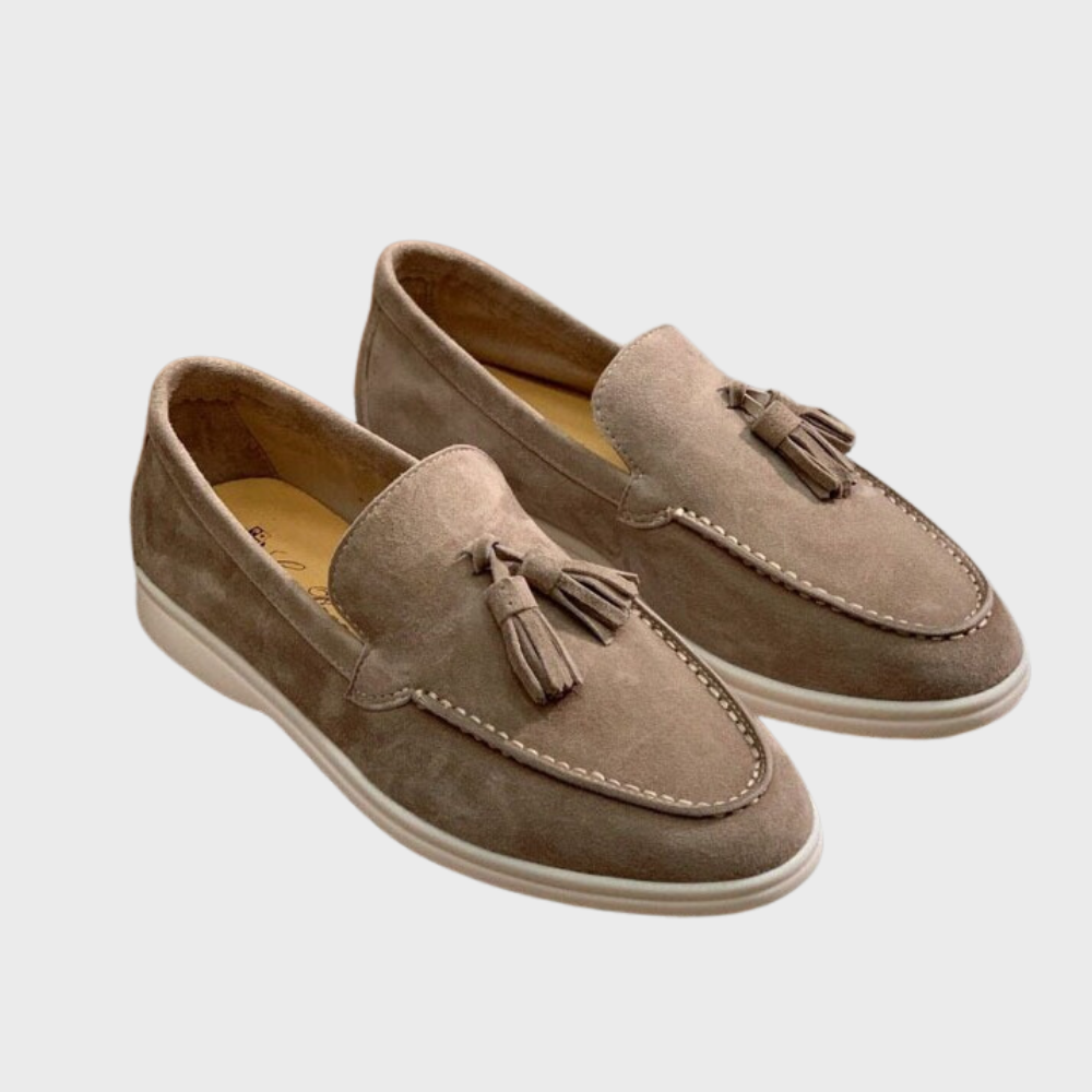 Kyle | Men’s Classic Suede Tassel Loafers