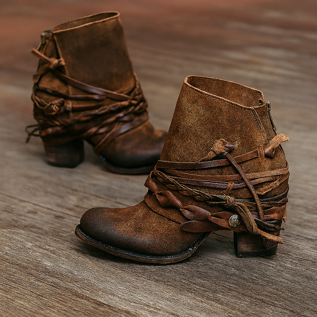 Lauren | Women’s Winter Boho Western Ankle Boots