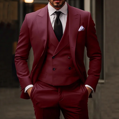 Elliot | Classic Three Piece Slim Fit Suit for Men