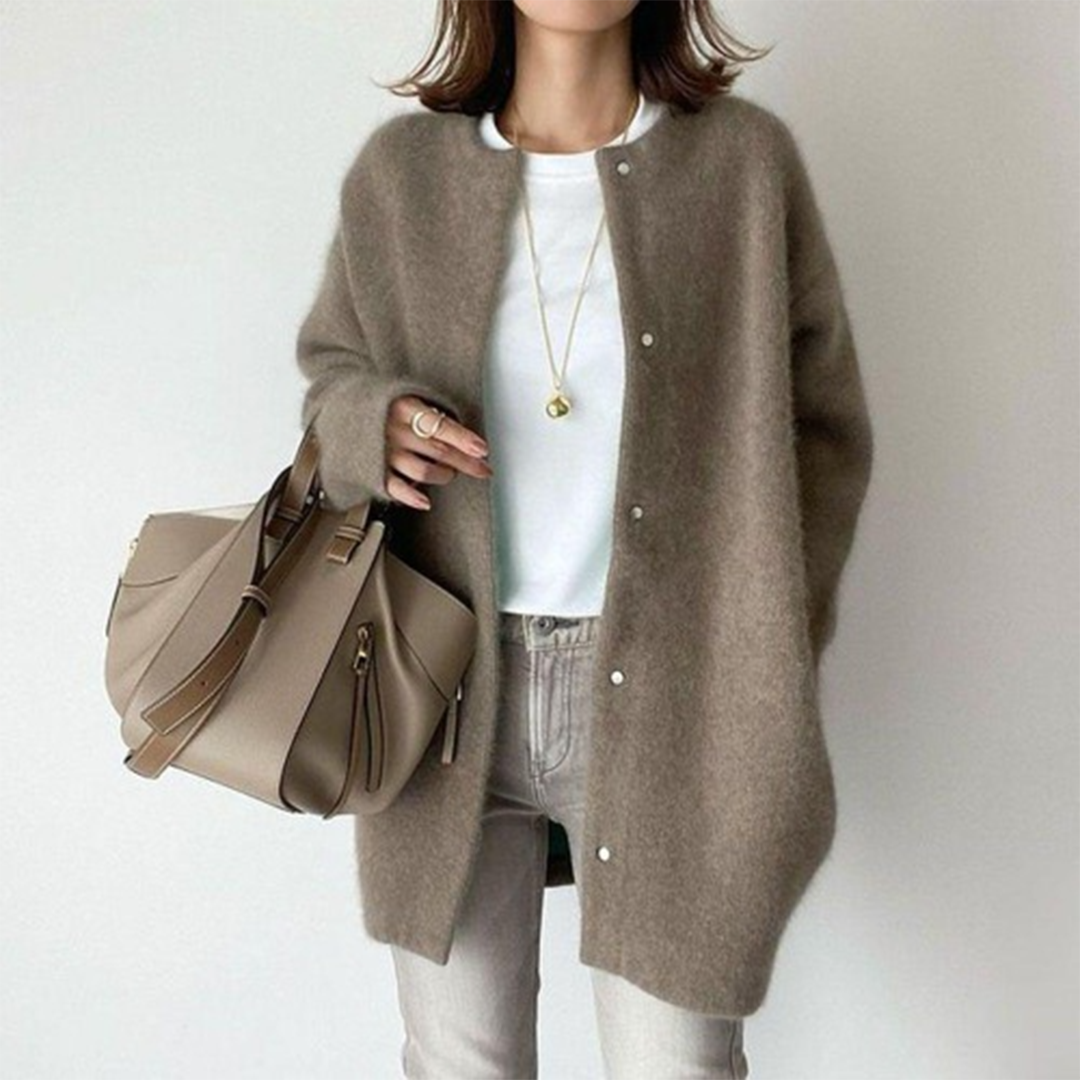 Kimberly | Women’s Elegant Relaxed Fit Warm Winter Cardigan