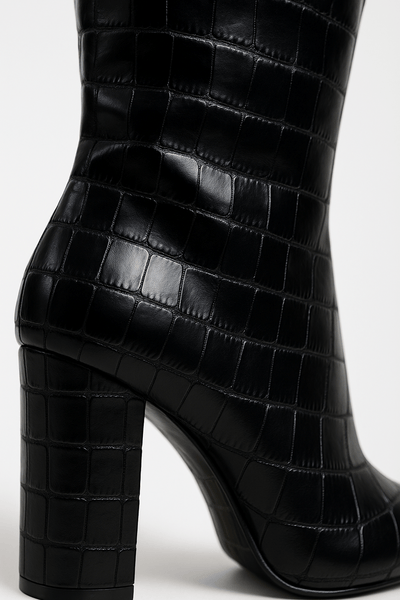 Taylor | Women’s Croc Textured High Heel Boots