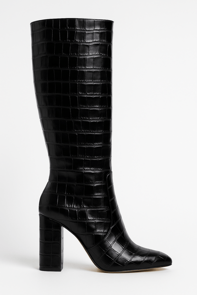 Taylor | Women’s Croc Textured High Heel Boots