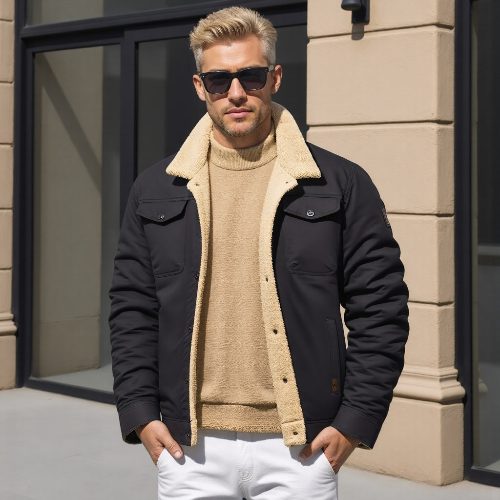 Brian | Warm Lined Outdoor Casual Jacket For Men