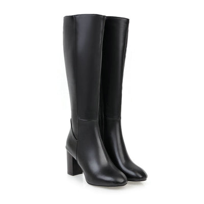 Mia | Women’s Elegant High Heel Knee Boots