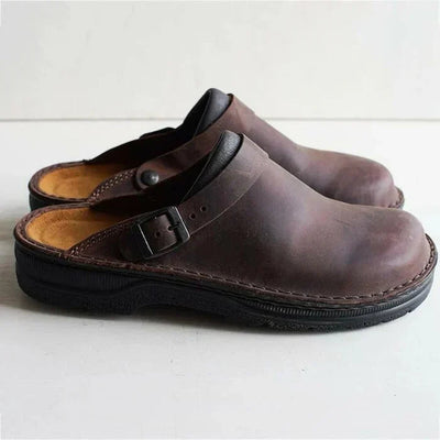 Arthur | Stylish Men’s Leather Slipper Clogs